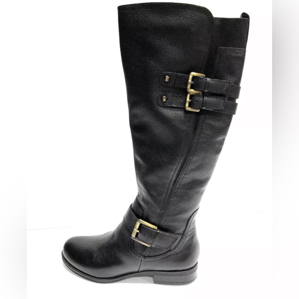 Naturalizer Womens Jessie Boot Black Size 6WIDE